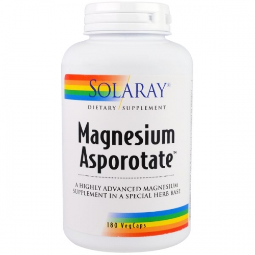 Magnesium Asporotate 180 veg caps - Solaray