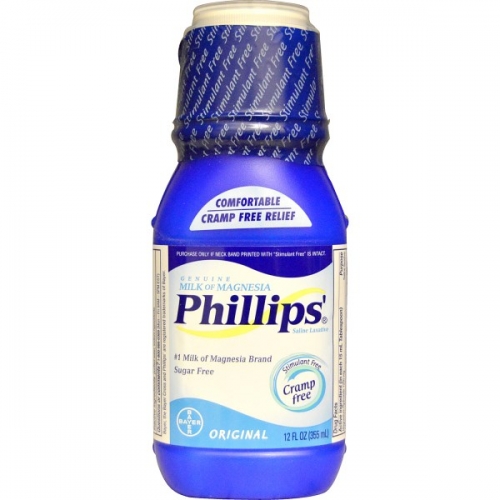 Milk of Magnesia, Saline Laxative, Original, 12 fl oz (355 ml) Philips