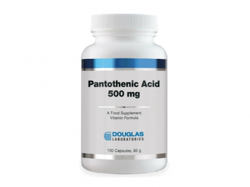 Pantothenic Acid 500 mg 100 Capsules - Douglas Labs