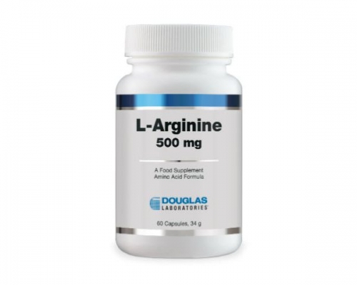L-Arginine 500mg 60 Caps - Douglas Laboratories