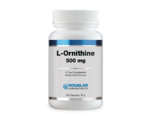 L-Ornithine 500mg 60 Caps - Douglas Laboratories