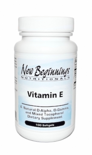 Vitamin E (100 soft gels) - New Beginnings