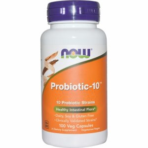 Probiotic-10, 100 Billion, 30 Veg Caps - Now Foods