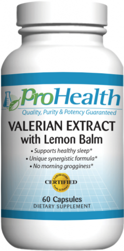 Valerian Extract with Lemon Balm - 160 mg
