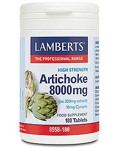 Artichoke Extract 8000mg - 180 tabs - Lamberts