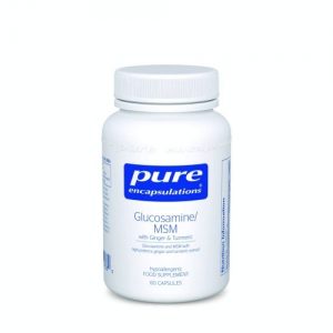 Glucosamine, MSM with Ginger & Turmeric - 60 Capsules - Pure Encapsulations