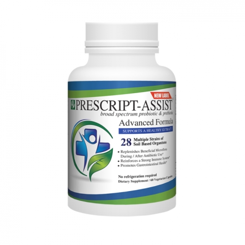 Prescript Assist SBO (soil based) Probiotic - 60 caps - No Pea Protein - Safer Medical
