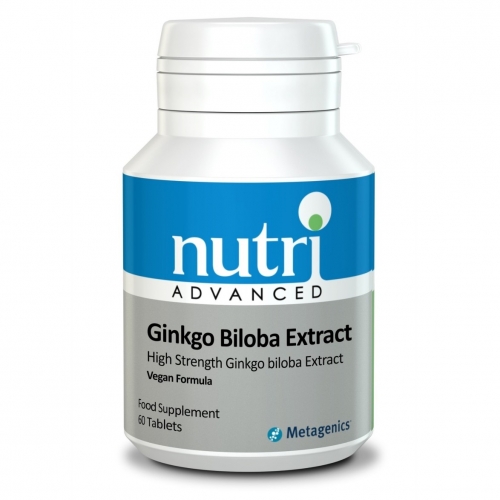 Ginkgo Biloba Extract 60 Tablets - Nutri Advanced