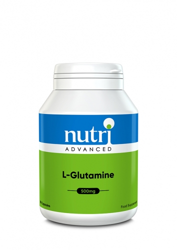 L-Glutamine 500mg 90 Capsules - Nutri Advanced