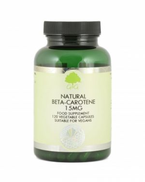 Natural Beta-Carotene 15mg 120 Caps - G&G Vitamins