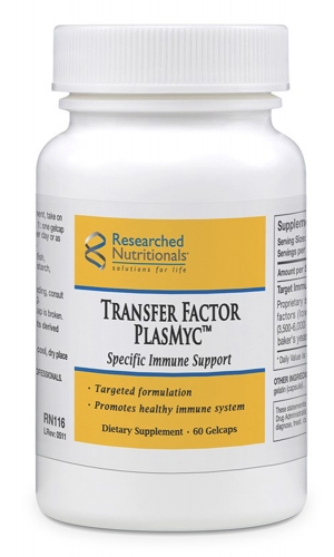 Transfer Factor PlasMyc 60 capsules - Researched Nutritionals