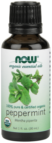 Organic Peppermint Oil, Essential Oil, 1oz - Now Foods