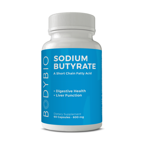 Butyrate (Sodium) - 60 Capsules - Bodybio