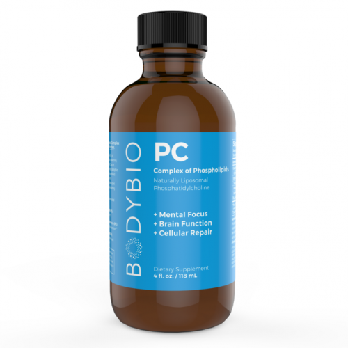 PC (Phosphatidyl Choline / Phosphatidylcholine) 3000mg - 4oz - BodyBio