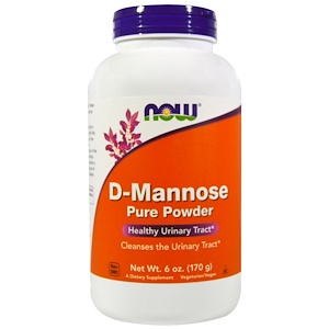 D-Mannose Pure Powder, 6 oz (170g) - Now Foods