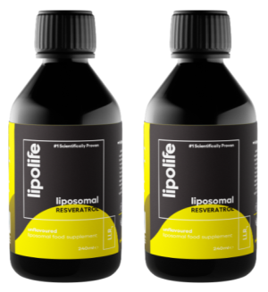 LLR1 Liposomal Resveratrol 240ml – Lipolife DOUBLE PACK