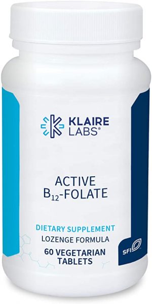 Active B12/B-12 Folate, 60 tablets - Klaire Labs