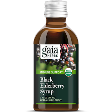 Black Elderberry Syrup, 3 oz - Gaia Herbs