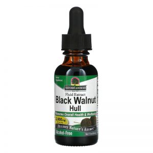Black Walnut Hull, Fluid Extract, Alcohol-Free, 2,000 mg, 30 ml - Nature's Answer