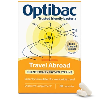 Probiotics For travelling abroad, 20 capsules Optibac