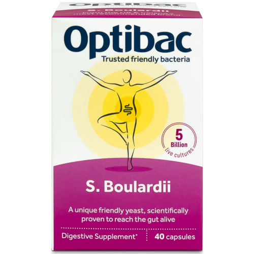 Saccharomyces Boulardii 40 capsules - OptiBac