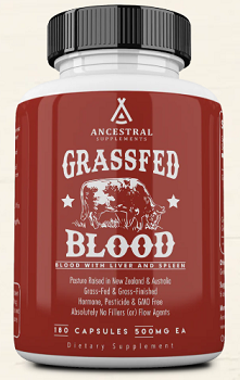 Grass Fed Blood (180 Capsules) - Ancestral Supplements