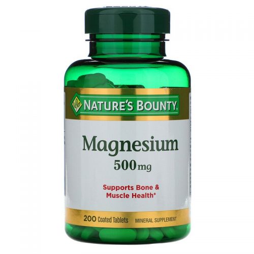 Magnesium, 500 mg, 200 Tablets - Nature's Bounty