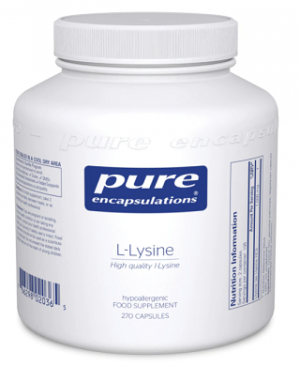 L-Lysine, 500 mg 270 vcaps - Pure Encapsulations