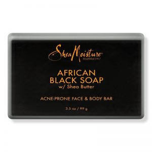 African Black Bar Soap with Shea Butter, 99 g - SheaMoisture