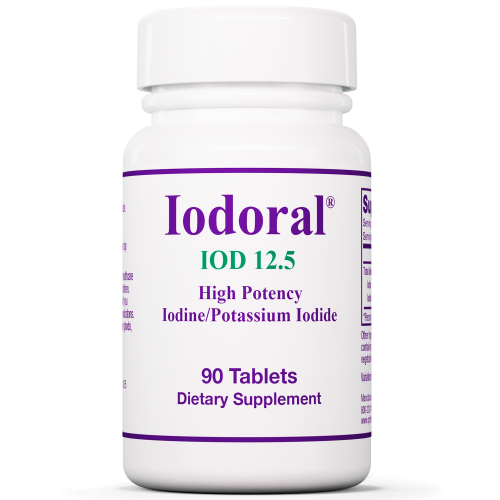 Iodoral IOD 12.5mg (Potassium Iodide) 90 tablets - Optimox