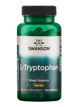 L-Tryptophan 500mg (60 Capsules) - Swanson