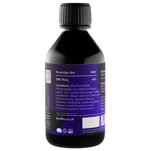 LLZ1 Liposomal Zinc (250ml) - lipolife