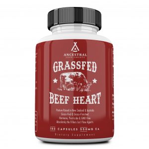 Grass Fed Beef Heart, 180 Capsules – Ancestral Supplements