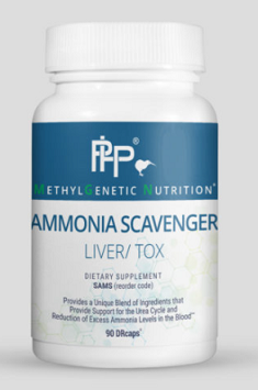 Ammonia Scavenger (Liver/Tox) 90 capsules - PHP MethylGenetic Nutrition