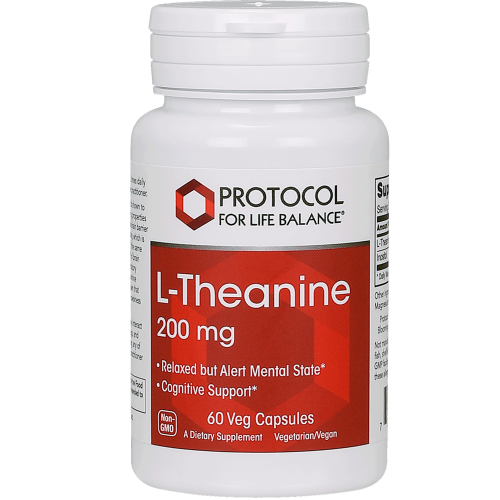 L-Theanine 200mg 60 vcaps - Protocol For Life Balance