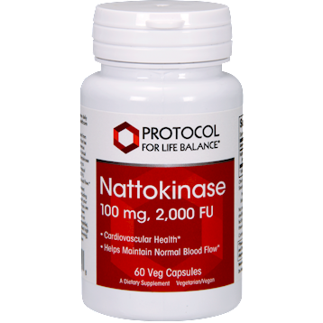 Nattokinase 100mg 60 vegcaps - Protocol For Life Balance