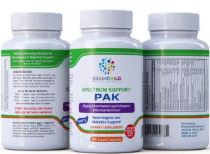 Spectrum Support II (PAK) Vitamins, 180 Capsules - BrainChild Nutritionals