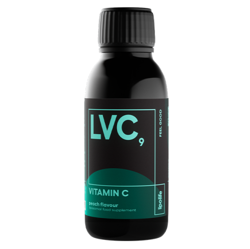 LVC9 Liposomal Vitamin C (1000mg) Peach Flavour - 150ml - Lipolife