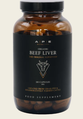 Grass-Fed Beef Liver - 180 Capsules - APE Nutrition
