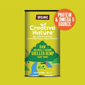 Organic Shelled Hemp Seeds 300g - Creative Nature