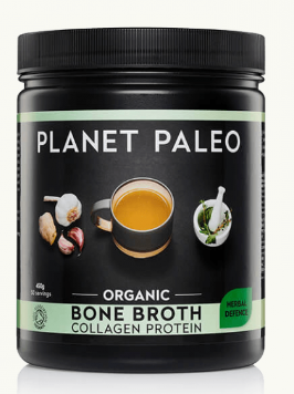 Organic Bone Broth Collagen Protein – Herbal Defence 450g - Planet Paleo