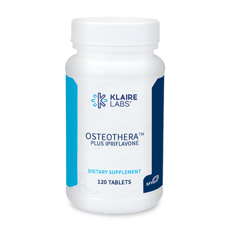 OsteoThera Plus Ipriflavone, 120 Tablets - Klaire Labs