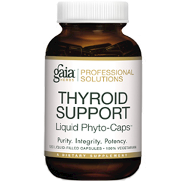 Thyroid Support - 120 Liquid Phyto-Caps - Gaia Herbs