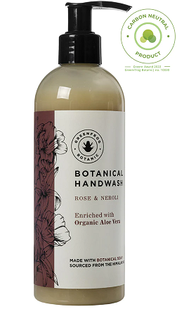 Handwash 300ml (Rose & Neroli) - GreenFrog Botanic