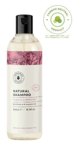 Natural Shampoo 500ml (Verbana and Bergamot) - GreenFrog Botanic