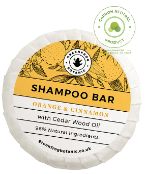 Shampoo bar (Orange & Cinnamon) - GreenFrog Botanic