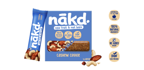 Cashew Cookie 18 x 35g Bar (CASE of 18) - Nakd