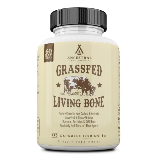 Grass Fed Beef Living Bone - 180 Capsules - Ancestral Supplements