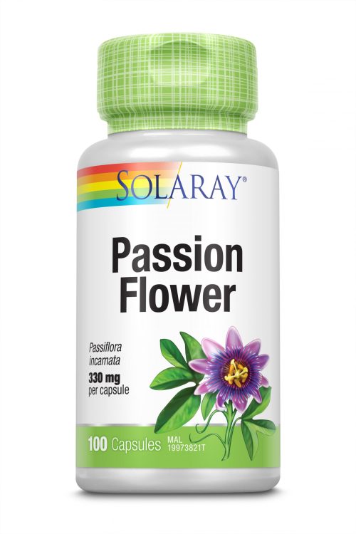 Passion Flower 330mg, 100 Capsules - Solaray