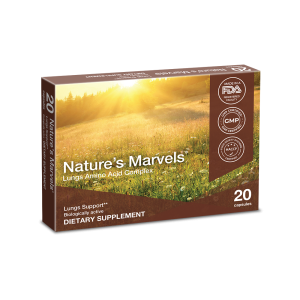 Lungs Support, 20 capsules - Nature's Marvels -SOI**